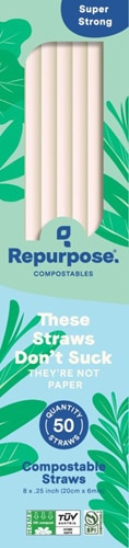 Repurpose Compostable Straws