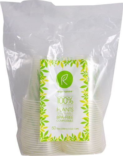 Repurpose Plant-Based Cold Cups 12 oz. -- 50 Cups
