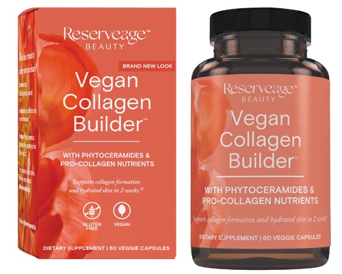 Reserveage Beauty Vegan Collagen Builder -- 60 Veggie Capsules