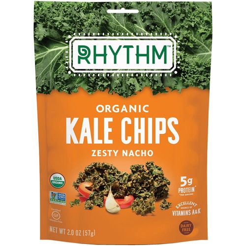 Rhythm Superfoods Kale Chips Zesty Nacho -- 2 oz