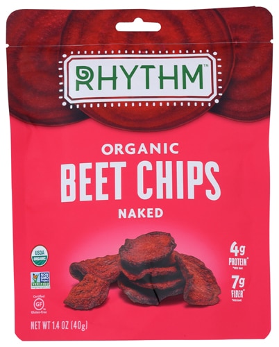 Rhythm Superfoods Organic Beet Chips Naked -- 1.4 oz