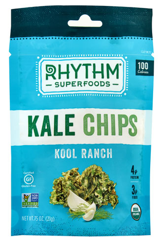Rhythm Superfoods Organic Kale Chips Kool Ranch -- 0.75 oz