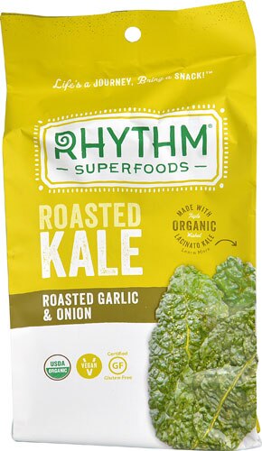 Rhythm Superfoods Organic Roasted Kale Roasted Garlic &amp; Onion -- 0.75 oz