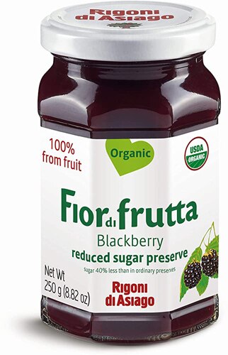 Rigoni di Asiago Fiordifrutta Blackberry Reduced Sugar Preserve Blackberry