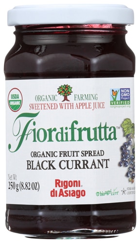 Rigoni di Asiago Fiordifrutta Organic Black Currant Preserve -- 8.82 oz -  Vitacost