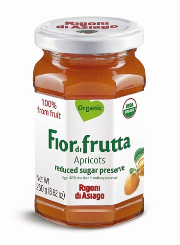 Rigoni di Asiago Fiordifrutta Organic Fruit Spread Apricot