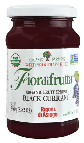 Rigoni di Asiago Fiordifrutta Organic Fruit Spread Black Currant -- 8.82 oz