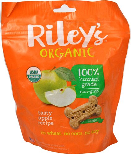Riley's Organic Dog Biscuits Large Apple