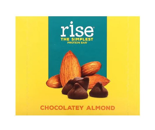 Rise Foods Whey Protein 17G Bar Gluten Free Chocolatey Almond -- 12 Bars