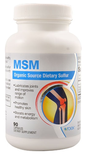 Roex MSM Organic Source Dietary Sulfur -- 90 Capsules