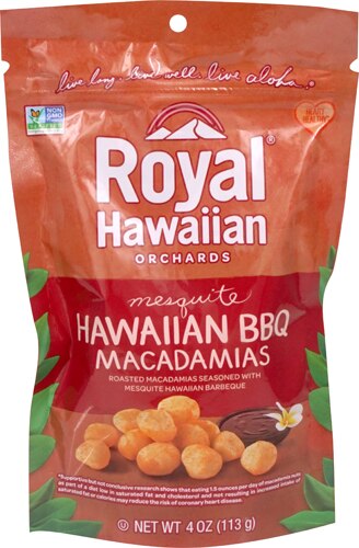Royal Hawaiian Orchards Macadamias Mesquite Hawaiian BBQ -- 5 oz