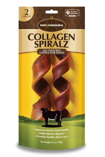 Ruff & Whiskerz Collagen Dog Chew Spirals
