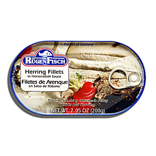 RugenFisch Herring Fillets in Sauce Horseradish -- 7.05 oz