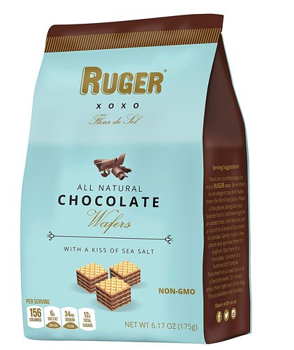 Ruger XOXO All Natural Wafer Cookies Chocolate -- 6.17 oz