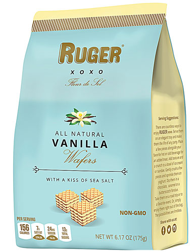 Ruger XOXO All Natural Wafer Cookies Vanilla -- 6.17 oz