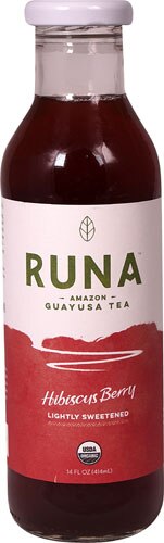 Runa Amazon Guayusa Organic Tea Hibiscus Berry -- 14 fl oz