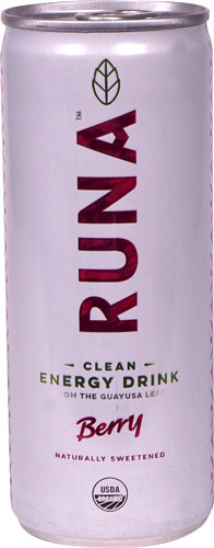 Runa Clean Energy Drink Berry -- 8.4 fl oz