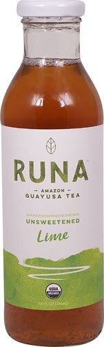 Runa Clean Energy Zero Organic Tea Lime -- 14 fl oz