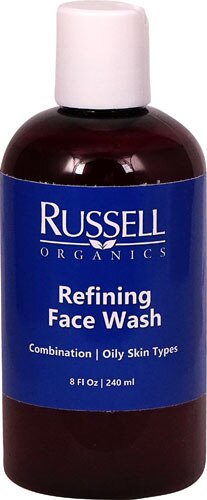 Russell Organics Refining Face Wash -- 8 fl oz