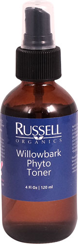 Russell Organics Willowbark Phyto Toner -- 4 fl oz