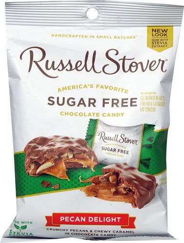 Russell Stover Sugar Free Chocolate Candy Pecan Delight