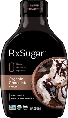 RxSugar Organic Chocolate Syrup -- 16 oz