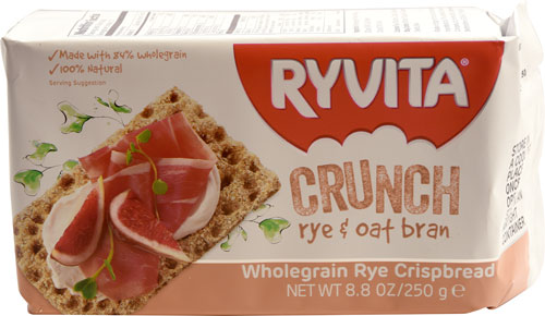 Ryvita Wholegrain Rye Crispbread Rye and Oat Bran -- 8.8 oz