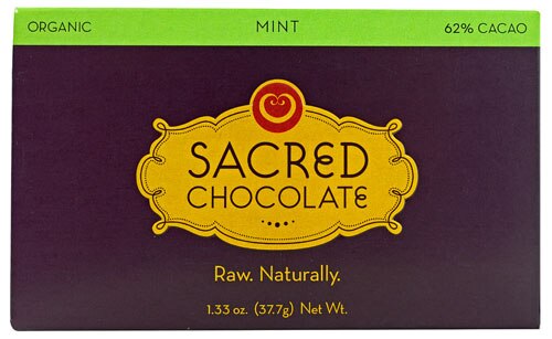 Sacred Chocolate Rectangular Bar Mint -- 1.33 oz