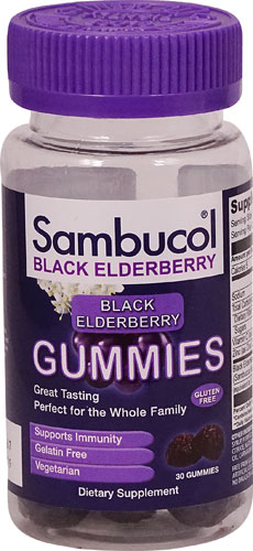 Sambucol Black Elderberry Gummies -- 30 Gummies