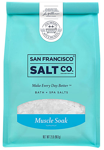 San Francisco Salt Company Bath &amp; Spa Salt Muscle Soak -- 32 oz