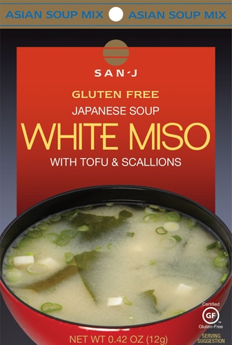San-J All Natural Traditional Japanese Instant Soup White Miso -- 0.42 oz