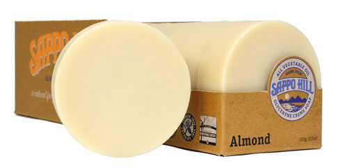 Sappo Hill Glycerine Crème Bar Soap - Almond