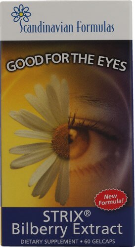 Scandinavian Formulas Strix Bilberry Extract -- 60 Gelatin Capsules