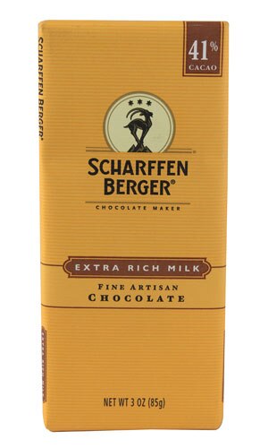 Scharffen Berger Milk Chocolate Bar 41% Cacao -- 3 oz