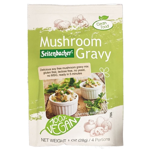 Seitenbacher Vegan Gravy Mix Gluten Free Mushroom -- 1 oz
