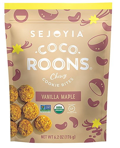 Sejoyia Organic Chewy Cookie Bites Gluten Free Vanilla Maple -- 6.2 oz
