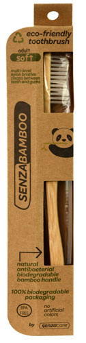 Senzacare Bamboo Toothbrush Adult Soft -- 1 Toothbrush