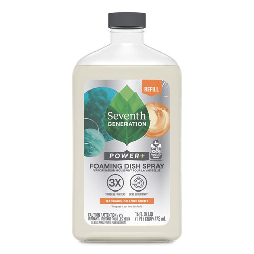 Seventh Generation Foaming Dish Spray Refill - Mandarin Orange -- 16 fl oz
