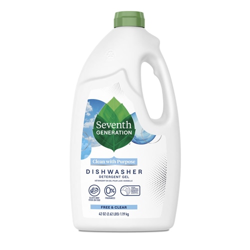 Seventh Generation Fragrance Free Dishwasher Detergent Gel Free & Clear -- 42 oz