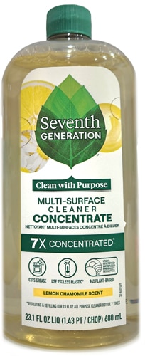 Seventh Generation Multi Surface Concentrate Cleaner Lemon -- 23.1 fl oz