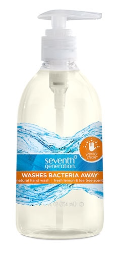 Seventh Generation Purely Clean Fresh Lemon & Tea Tree Hand Soap -- 12 fl oz