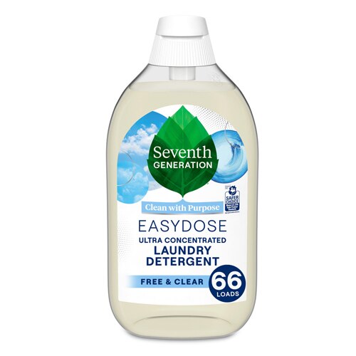 Seventh Generation Ultra Concentrated Laundry Detergent Free & Clear - 66 loads -- 23 fl oz