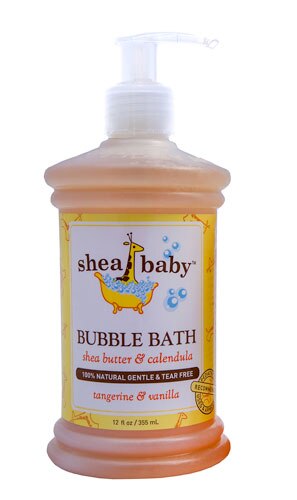 Shea Baby Bubble Bath Tangerine &amp; Vanilla -- 12 fl oz