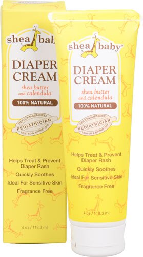 Shea Baby Diaper Cream with Shea Butter and Calendula -- 4 oz