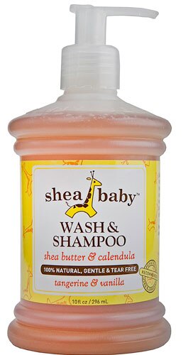 Shea Baby Wash &amp; Shampoo Tangerine &amp; Vanilla -- 10 fl oz