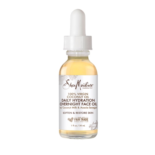 SheaMoisture 100% Virgin Coconut Oil Daily Hydration Overnight Face Oil for All Skin Types