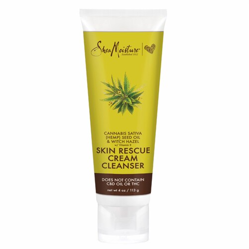 SheaMoisture Cannabis Sativa Hemp Cream Cleanser for Sensitive & Dry Skin