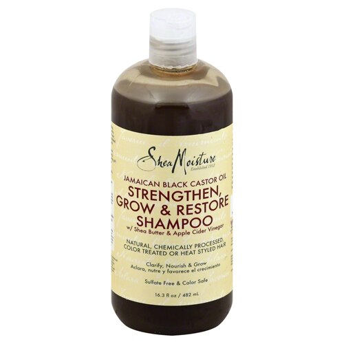 SheaMoisture Cleanse & Nourish Jamaican Black Castor Oil Shampoo to Strengthen Damaged Hair