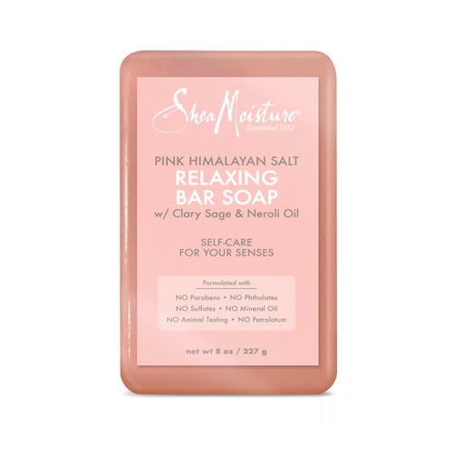 SheaMoisture Cruelty-Free Pink Himalayan Salt Relaxing Bar Soap with Shea Butter for All Skin Types