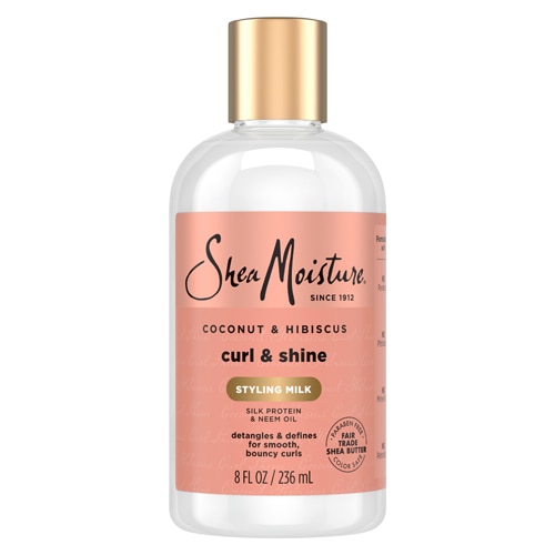 SheaMoisture Curl & Style Milk Coconut & Hibiscus With Silk Protein & Neem Oil